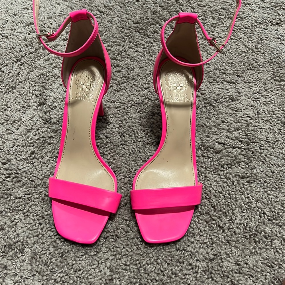 Vince Camuto hot pink heels